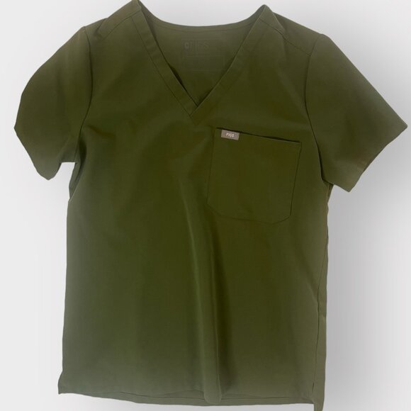 Fig Color Top Figs | Tops | Figs Catarina Scrub Top Dark Olive Rare Color Size Small ...